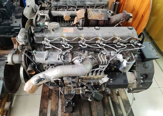 Conjunto de motor usado diesel 6D16 de Mitsubishi para a máquina escavadora HD1430-3 SK330-6E