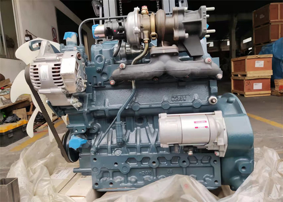 motor diesel de 41.7kw Kubota, motor refrigerar de água V2403T Kubota para a máquina escavadora PC56-7