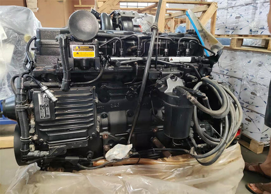 QSB6.7 motor diesel do cilindro dos Cummings 6 para refrigerar de água da máquina escavadora PC200-8