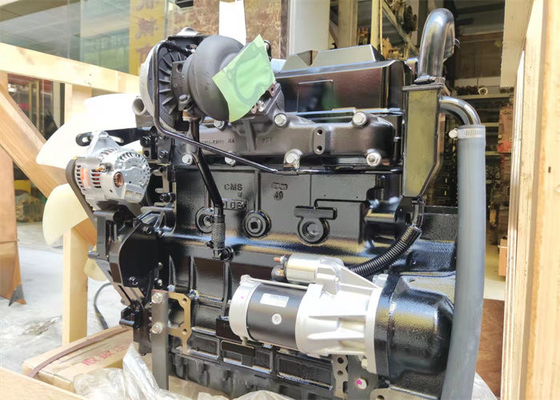 refrigerar de água material do metal do conjunto de motor 74.5kw diesel 4TNV106T para a máquina escavadora